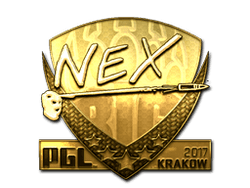 Sticker | nex (Gold) | Krakow 2017