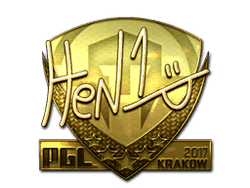 Sticker | HEN1 (Gold) | Krakow 2017