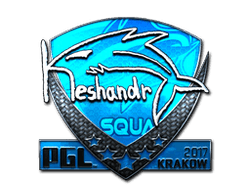 Sticker | keshandr (Foil) | Krakow 2017