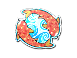 Sticker | Twin Koi