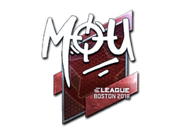 Sticker | mou (Foil) | Boston 2018