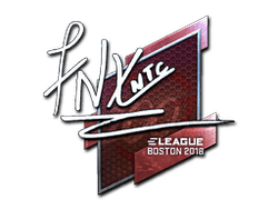 Sticker | fnx (Foil) | Boston 2018