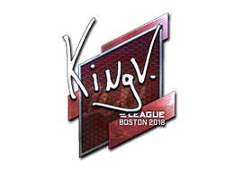 Sticker | kNgV- (Foil) | Boston 2018