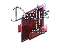 Sticker | device (Foil) | Boston 2018