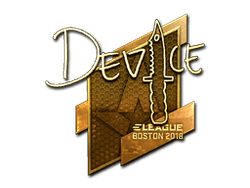 Sticker | device (Gold) | Boston 2018