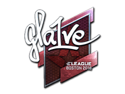 Sticker | gla1ve (Foil) | Boston 2018
