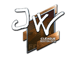 Sticker | JW (Foil) | Boston 2018