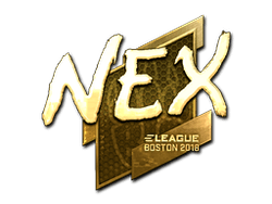 Sticker | nex (Gold) | Boston 2018