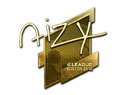 Sticker | aizy (Gold) | Boston 2018