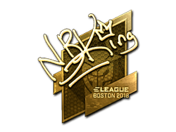 Sticker | NBK- (Gold) | Boston 2018