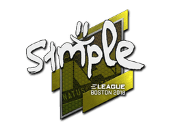 Sticker | s1mple | Boston 2018