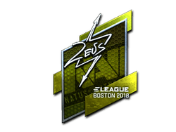 Sticker | Zeus (Foil) | Boston 2018