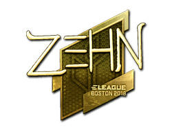 Sticker | zehN (Gold) | Boston 2018