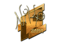 Sticker | NiKo (Gold) | Boston 2018