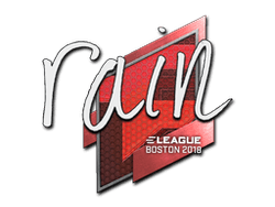 Sticker | rain | Boston 2018