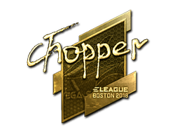 Sticker | chopper (Gold) | Boston 2018