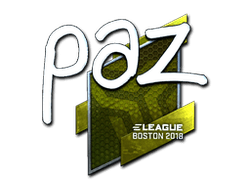 Sticker | paz (Foil) | Boston 2018