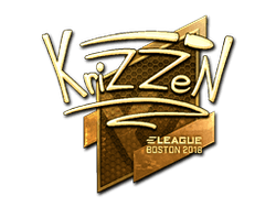 Sticker | KrizzeN (Gold) | Boston 2018