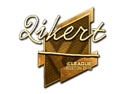 Sticker | qikert (Gold) | Boston 2018