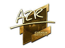 Sticker | AZR (Gold) | Boston 2018