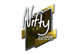 Sticker | Nifty (Foil) | Boston 2018