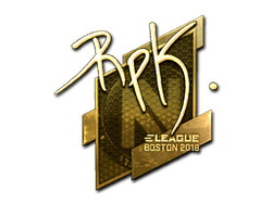 Sticker | RpK (Gold) | Boston 2018