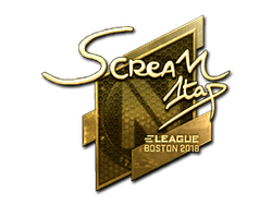 Sticker | ScreaM (Gold) | Boston 2018