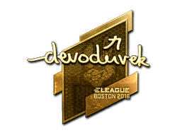 Sticker | devoduvek (Gold) | Boston 2018