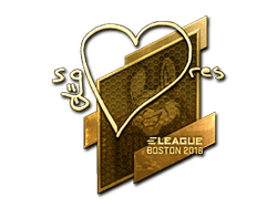 Sticker | seang@res (Gold) | Boston 2018