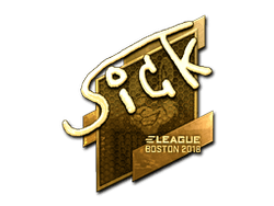 Sticker | SicK (Gold) | Boston 2018
