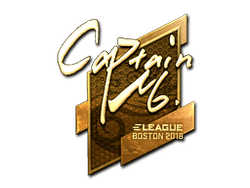 Sticker | captainMo (Gold) | Boston 2018