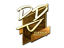 Sticker | DD (Gold) | Boston 2018