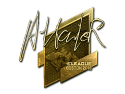 Sticker | Attacker (Gold) | Boston 2018
