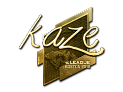 Sticker | Kaze (Gold) | Boston 2018