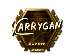 Sticker | karrigan (Gold) | London 2018