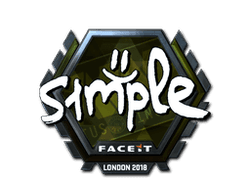 Sticker | s1mple (Foil) | London 2018