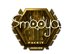 Sticker | smooya (Gold) | London 2018