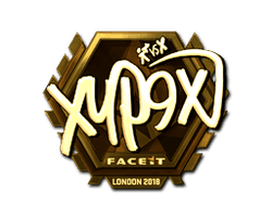 Sticker | Xyp9x (Gold) | London 2018