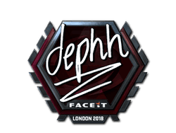 Sticker | dephh (Foil) | London 2018