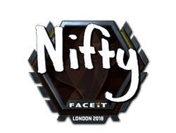 Sticker | Nifty (Foil) | London 2018