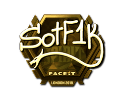 Sticker | S0tF1k (Gold) | London 2018
