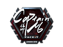 Sticker | captainMo (Foil) | London 2018
