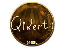 Sticker | qikert (Gold) | Katowice 2019