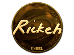 Sticker | Rickeh (Gold) | Katowice 2019