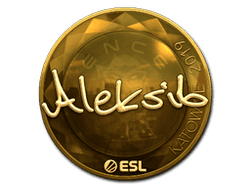 Sticker | Aleksib (Gold) | Katowice 2019