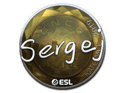 Sticker | sergej (Foil) | Katowice 2019