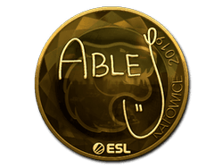 Sticker | ableJ (Gold) | Katowice 2019