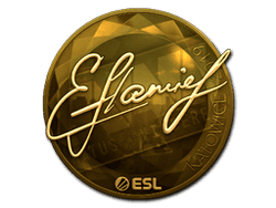 Sticker | flamie (Gold) | Katowice 2019