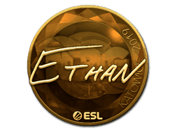 Sticker | Ethan (Gold) | Katowice 2019