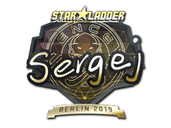 Sticker | sergej (Gold) | Berlin 2019